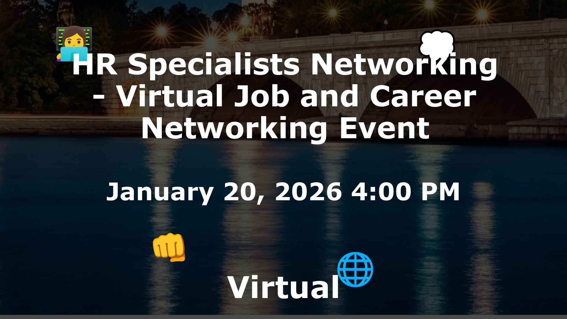 HR Specialists Networking - Virtual Job and Career Networking Event event image